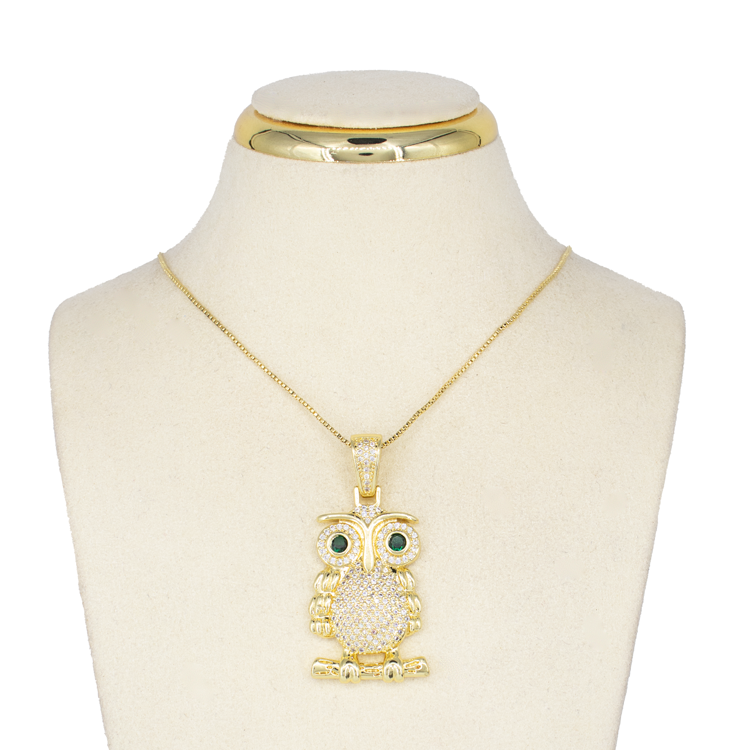 DIJE EN RODIO BUHO RD-488