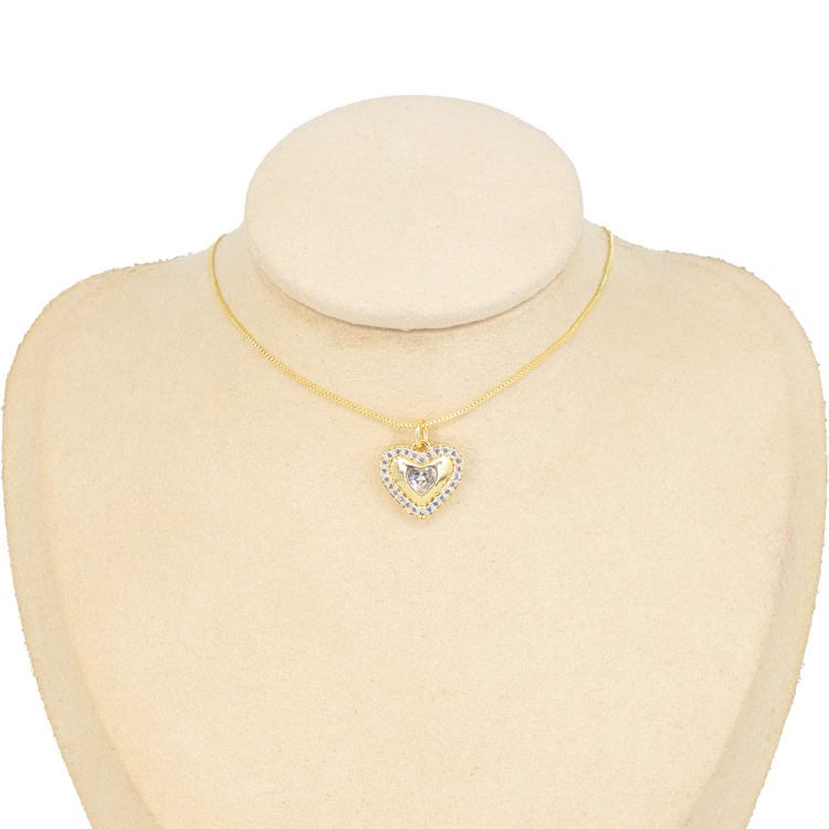 DIJE CORAZÓN EN RODIO