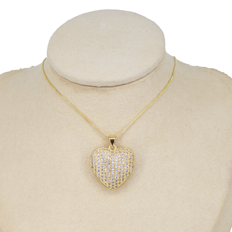 DIJE CORAZÓN  EN RODIO