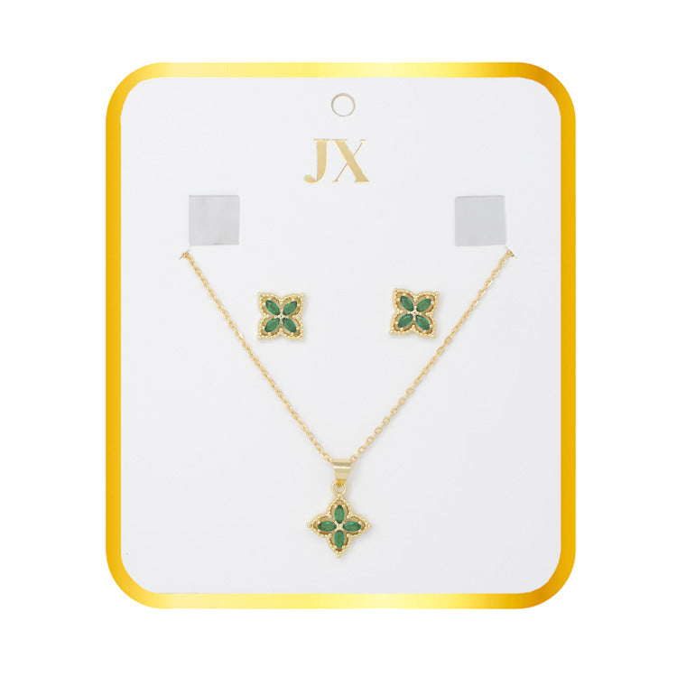 SET FLOR ELEGANTE BAÑO EN RODIO