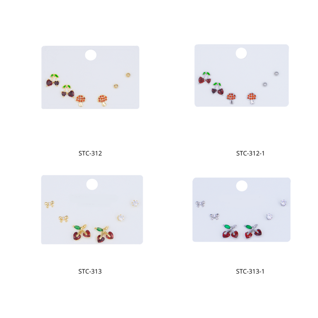 SET X 3 TOPOS Y CANDONGAS BAÑO EN RODIO