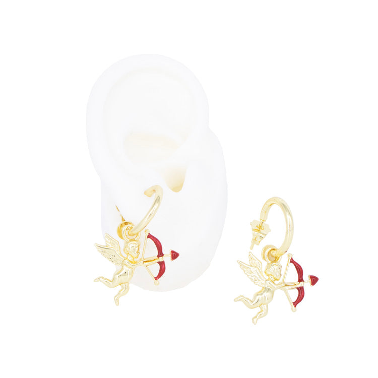 TOPO FLECHA DE CUPIDO BAÑO EN RODIO