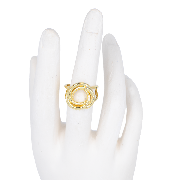 ANILLO ESPIRAL INFINITY BAÑO EN RODIO