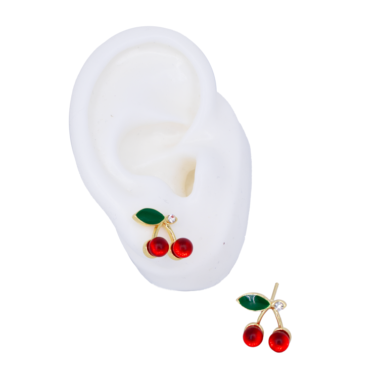 TOPO TWIN DROPS RED BAÑO EN RODIO