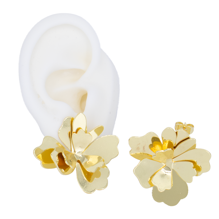 TOPÓ FLOR CHUNKY BAÑO EN RODIO