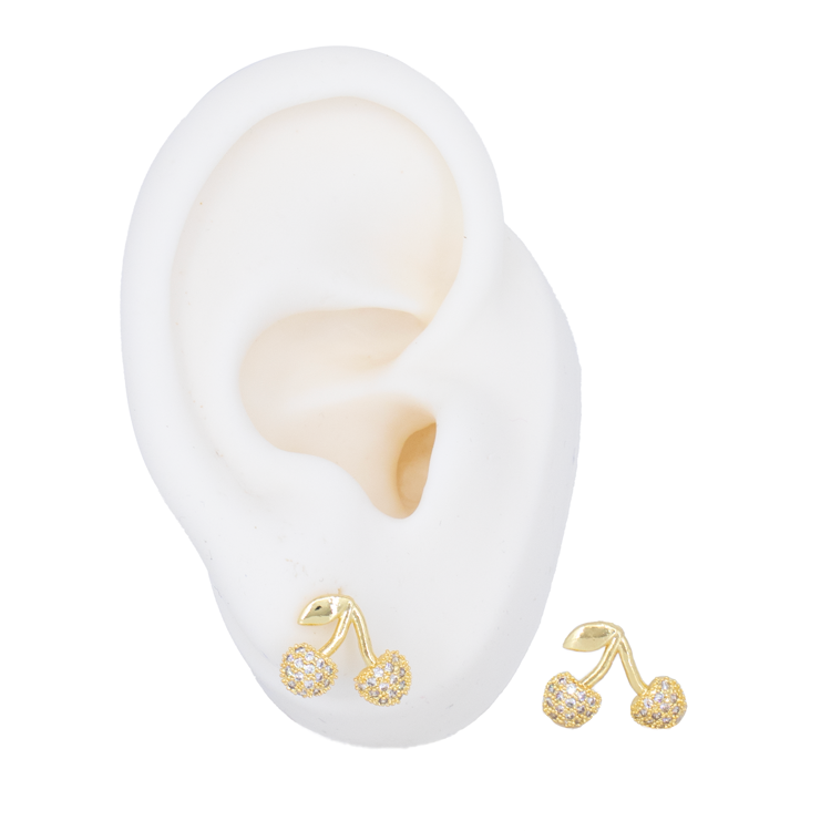 TOPO CEREZAS CIRCONADAS EN RODIO