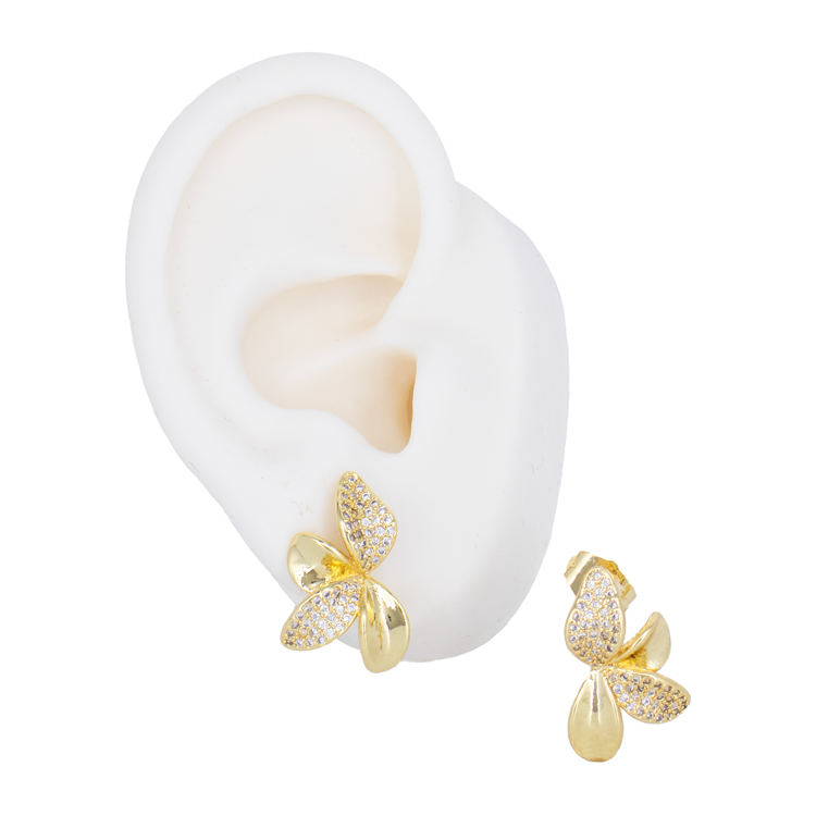 TOPO FLOR PETALOS BAÑO EN RODIO