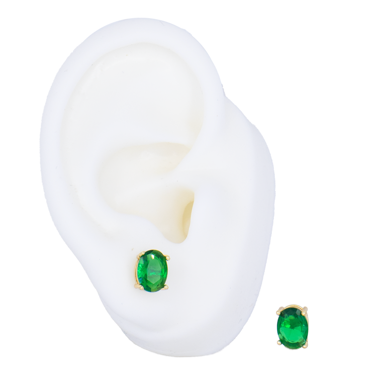 TOPO ESMERALDA BAÑO EN RODIO