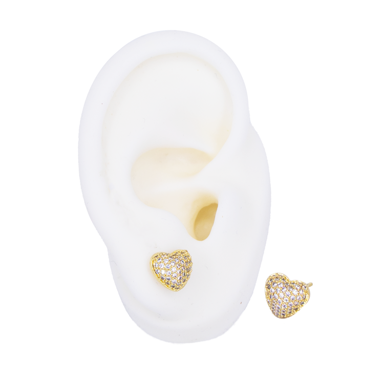 TOPO CORAZON CIRCONADO BAÑO EN RODIO