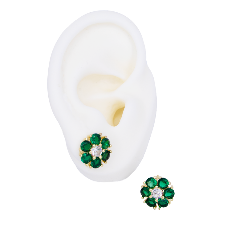 TOPO FLOR ESMERALDA BAÑO EN RODIO