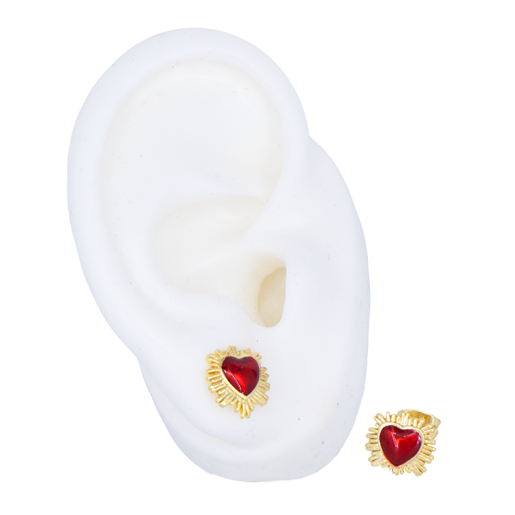 TOPO CORAZON SAGRADO MINI BAÑO EN RODIO