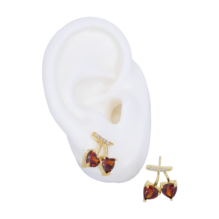 TOPO CEREZAS DE AMOR BAÑO EN RODIO