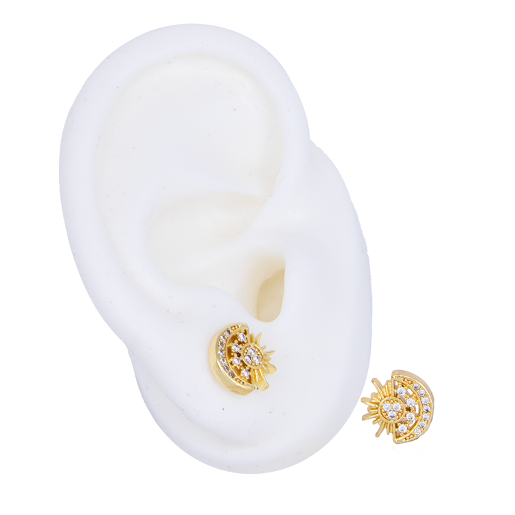 TOPO ECLIPSE BRILLANTE BAÑO EN RODIO