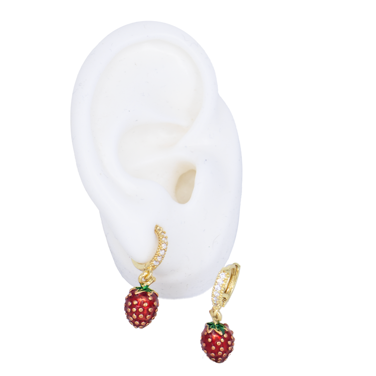 CANDONGA FRESAS MINI BAÑO EN RODIO