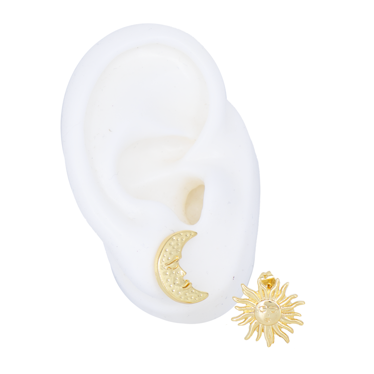 TOPOS ECLIPSE DORADOS BAÑO EN RODIO