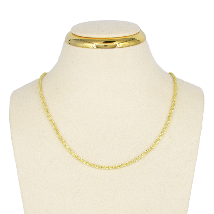 CADENA ESPIRAL BAÑO EN RODIO