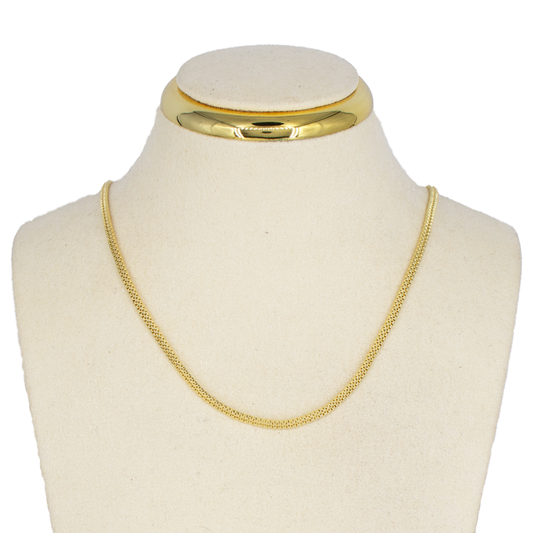 CADENA ALBA DOBLE BAÑO EN RODIO