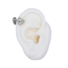 EARCUFF DOBLE CORAZON BAÑO EN RODIO