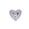 CHARM PANDORA EN RODIO CORAZÓN SOLO PARA PULSERA DE ATORNILLAR