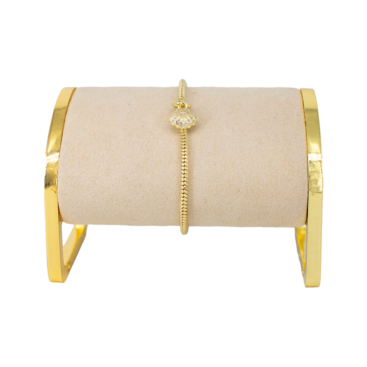 DIJE CHARM CONCHA DE MAR BAÑO EN RODIO