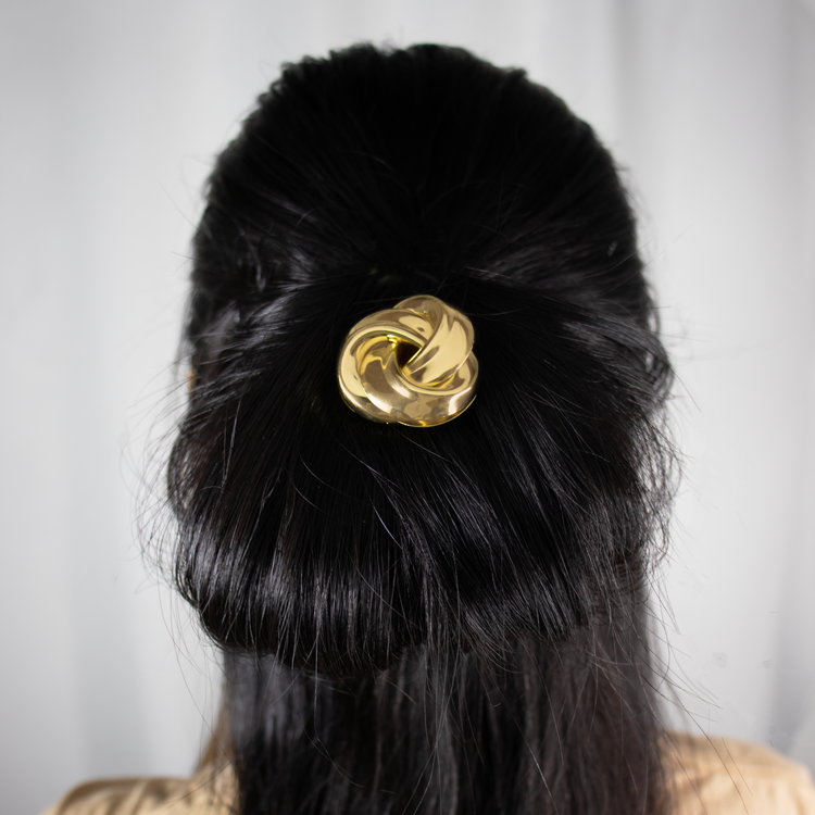 HAIR CLIPS NUDO BAÑO EN RODIO