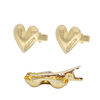 HAIR CLIPS SUSPIRO DE AMOR BAÑO EN RODIO