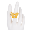 ANILLOS MARIPOSAS EN ACRILICO