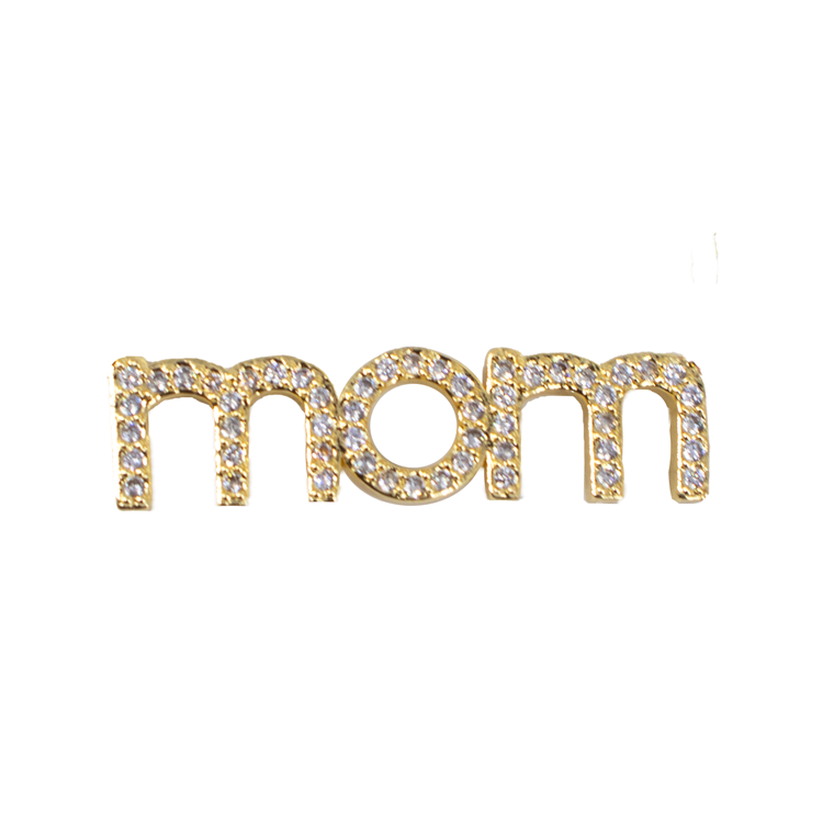 DIJE MOM CIRCONADO PARA MAMÁ BAÑO EN RDOIO