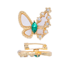 PIN MARIPOSA ESMEALDA VERDE