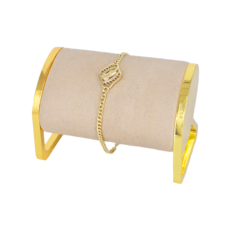 PULSERA VIRGEN DE GUADALUPE BAÑO EN RODIO