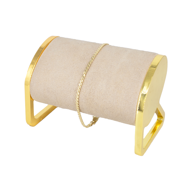 PULSERA ENLAZADO PEQUEÑO BAÑO EN RODIO