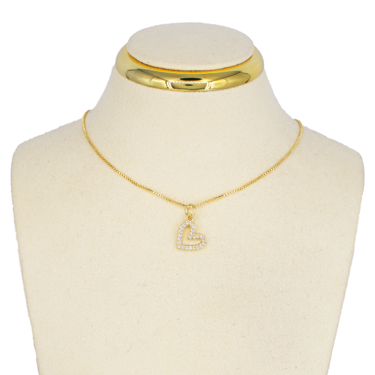 DIJE SILUETA DE CORAZON MEDIANO BAÑO EN RODIO