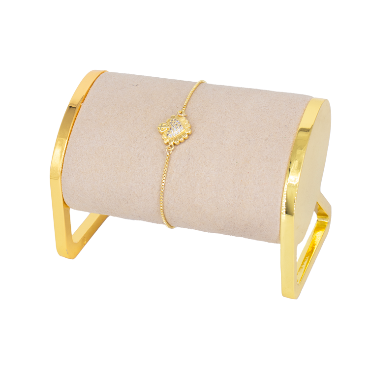 DIJE CORAZON CIRCONES BAÑO EN RODIO RD-1211