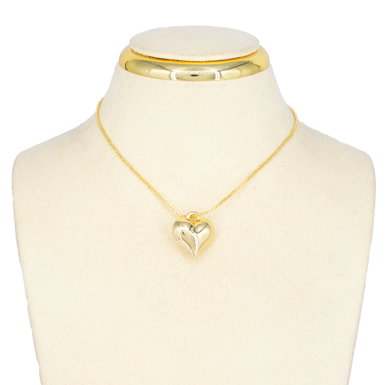 DIJE CORAZON PUNTA BAÑO EN RODIO