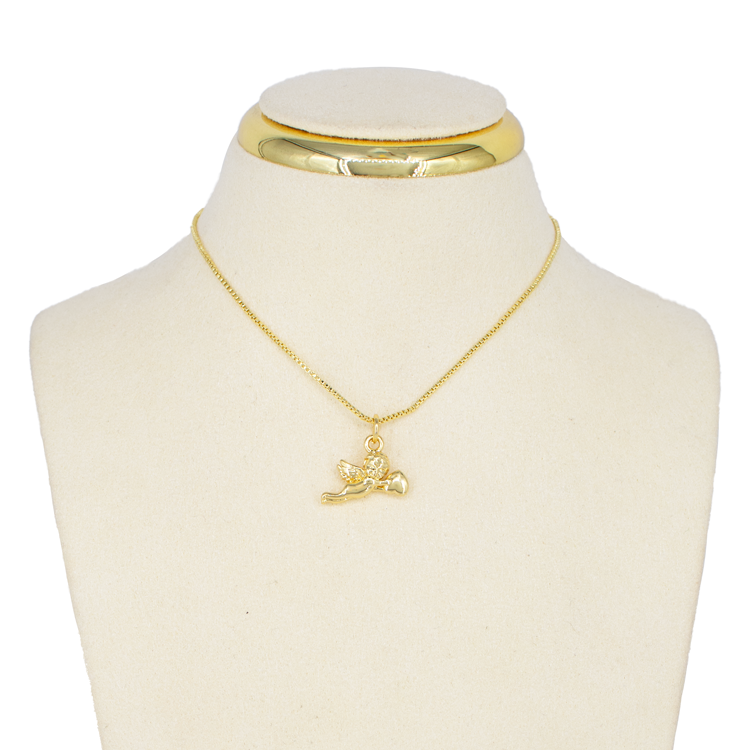 DIJE CUPIDO ENAMORADO BAÑO EN RODIO