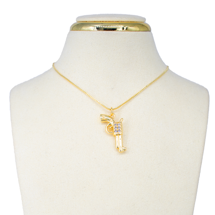 DIJE PISTOLA BAÑO EN RODIO