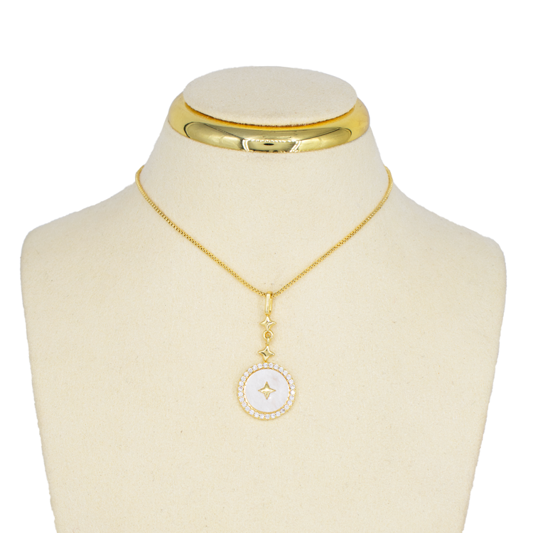 DIJE CIRCULO ESTELAR BAÑO EN RODIO