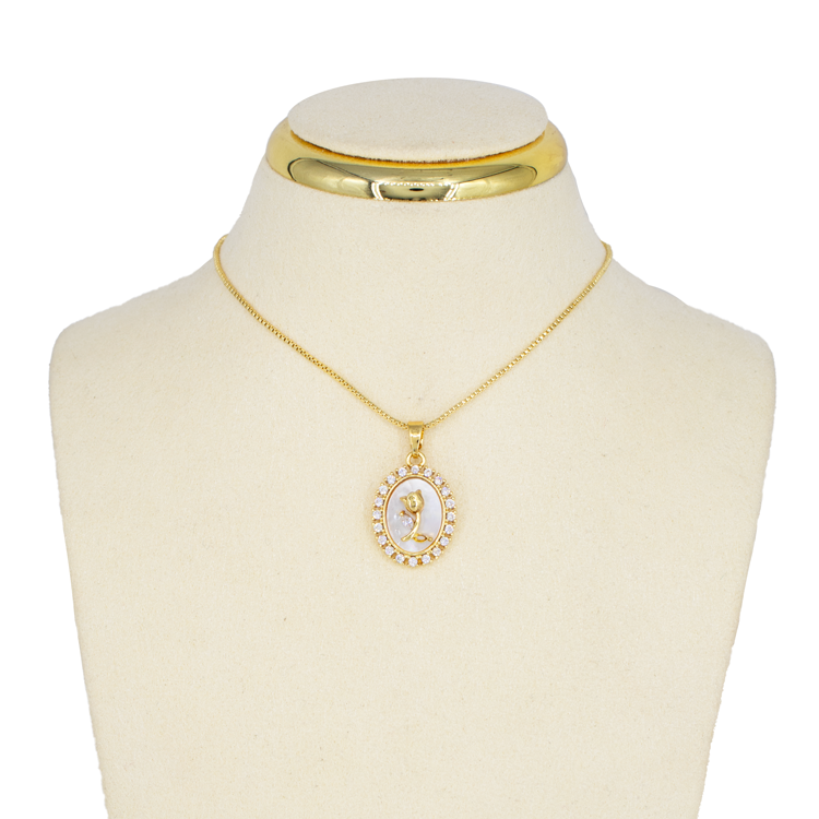 DIJE ROSA DEL AMOR BAÑO EN RODIO