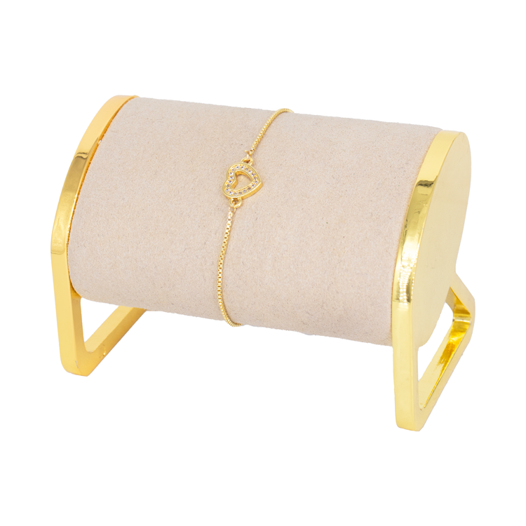 PASADOR CORAZON BAÑO EN RODIO