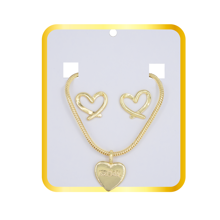 SET MOM CORAZON BAÑO EN RODIO