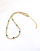 CADENA CHOCKER DE ZIRCON COLORES EN RODIO