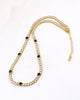 CADENA CHOCKER DE ZIRCON COLORES EN RODIO