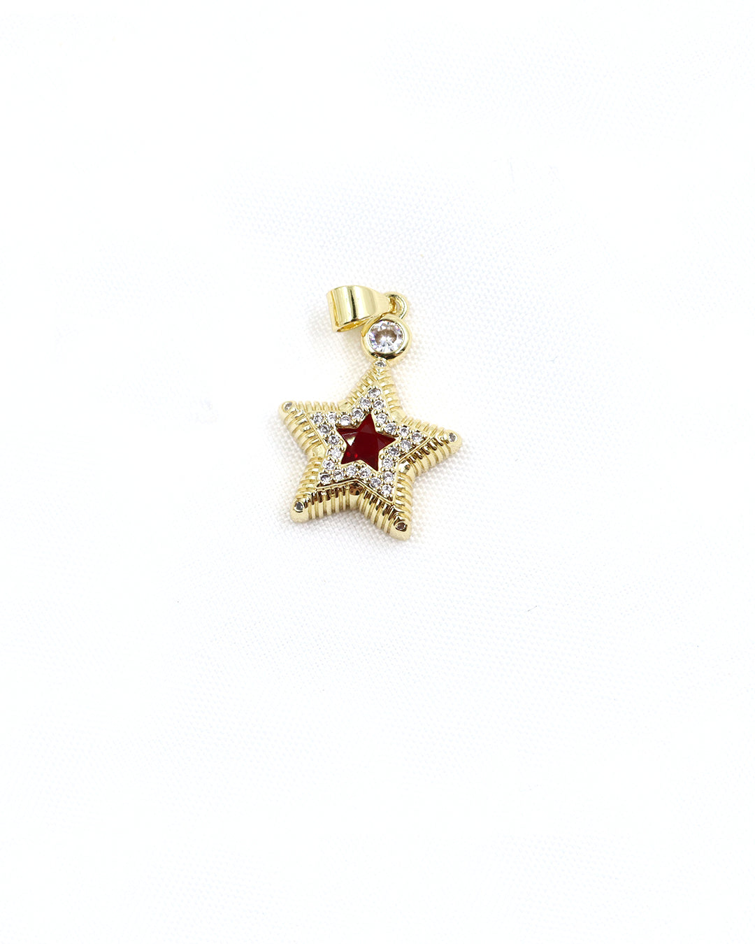 RD-811 DIJE EN RODIO ESTRELLA 2CM